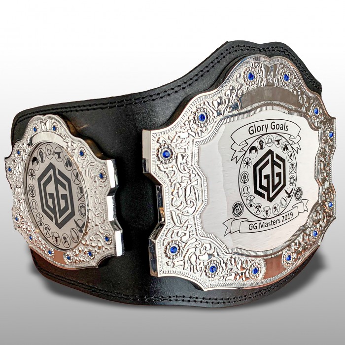 XXL SILVER CUSTOM CHAMPIONSHIP BELT  ***BEST SELLER***